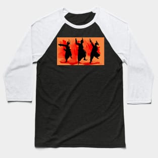 Bhangra Orange Baseball T-Shirt